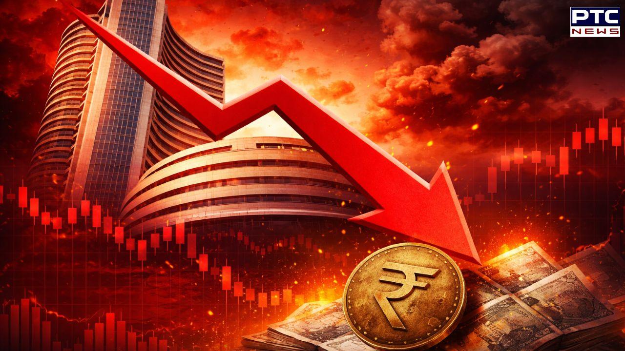 Sensex crashes 1,800 points as Israel-Iran war rages on, Rupee plunges to record low