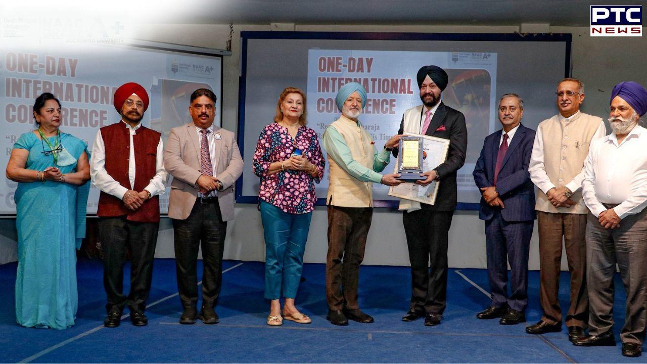 ਦੇਸ਼ ਭਗਤ ਯੂਨੀਵਰਸਿਟੀ ਵਿੱਚ ਮਹਾਰਾਜਾ ਰਣਜੀਤ ਸਿੰਘ ‘ਤੇ ਅੰਤਰਰਾਸ਼ਟਰੀ ਕਾਨਫਰੰਸ, ਪੀਟੀਸੀ ਨਿਊਜ਼ ਦੇ CEO ਹਰਪ੍ਰੀਤ ਸਿੰਘ ਸਾਹਨੀ ਨੇ ਮੁੱਖ ਮਹਿਮਾਨ ਵਜੋਂ ਕੀਤੀ ਸ਼ਿਰਕਤ