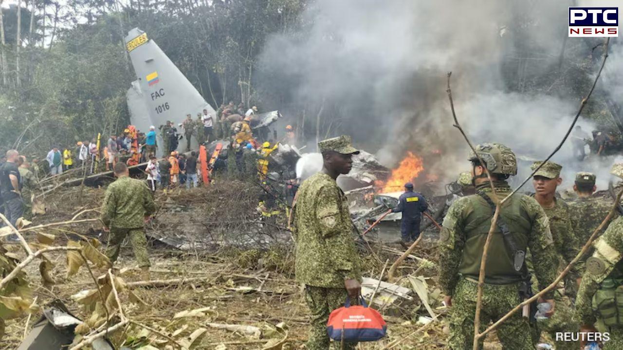 66 killed, several injured as Colombian military plane with 115 soldiers onboard crashes