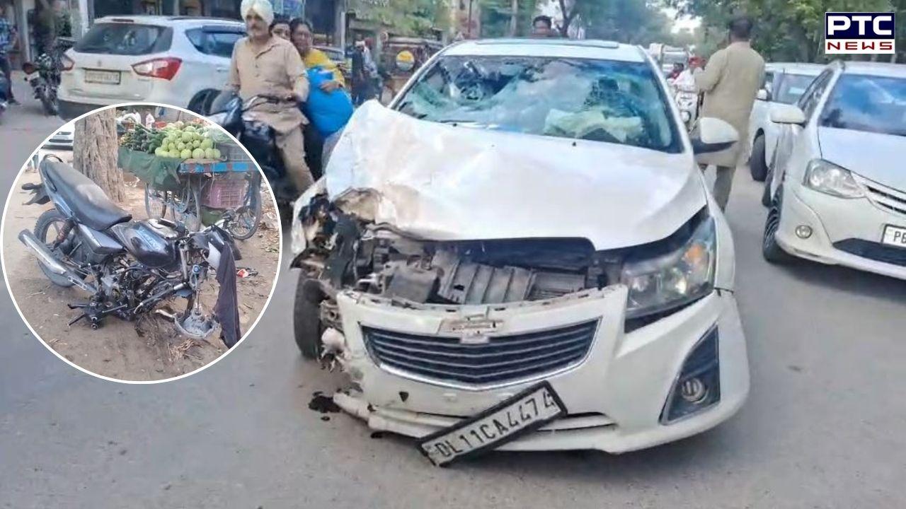 Faridkot : ਤੇਜ਼ ਰਫ਼ਤਾਰ ਕਾਰ ਦੀ ਟੱਕਰ ਨਾਲ ਮੋਟਰਸਾਈਕਲ ਸਵਾਰ ਦੀ ਮੌਤ, ਸਕੂਟਰੀ ਸਵਾਰ ਮੁੰਡਾ-ਕੁੜੀ ਜ਼ਖ਼ਮੀ