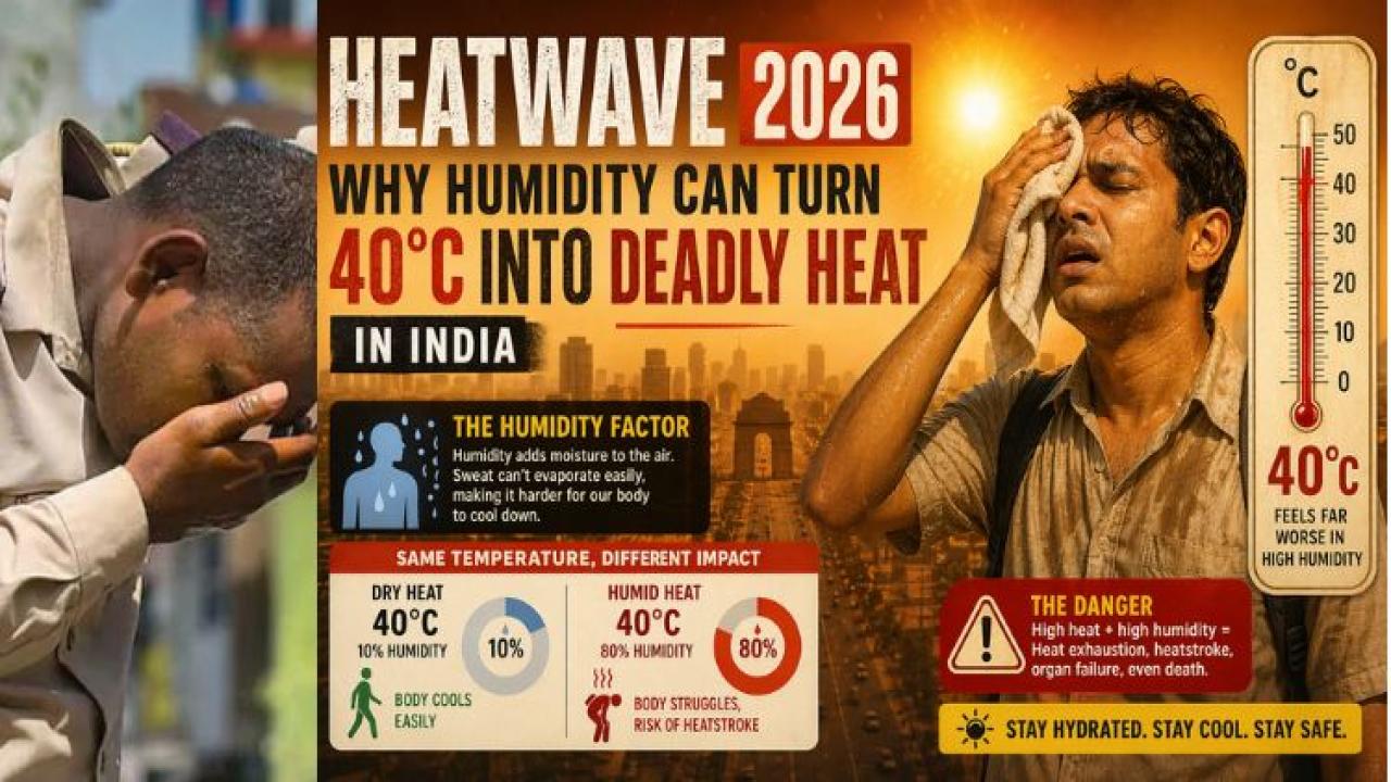 Heatwave 2026: Why humidity could make this summer more dangerous; why India is at high risk