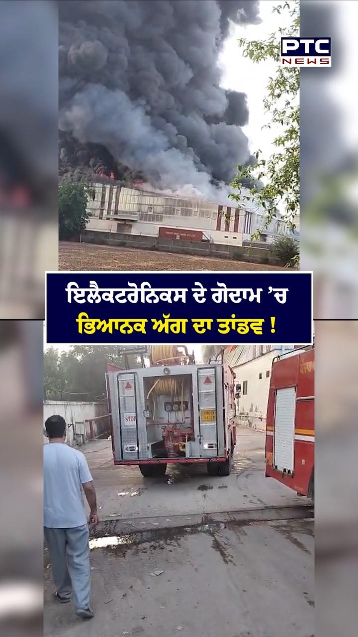 ਇਲੈਕਟਰੋਨਿਕਸ ਦੇ ਗੋਦਾਮ ’ਚ ਭਿਆਨਕ ਅੱਗ ਦਾ ਤਾਂਡਵ !