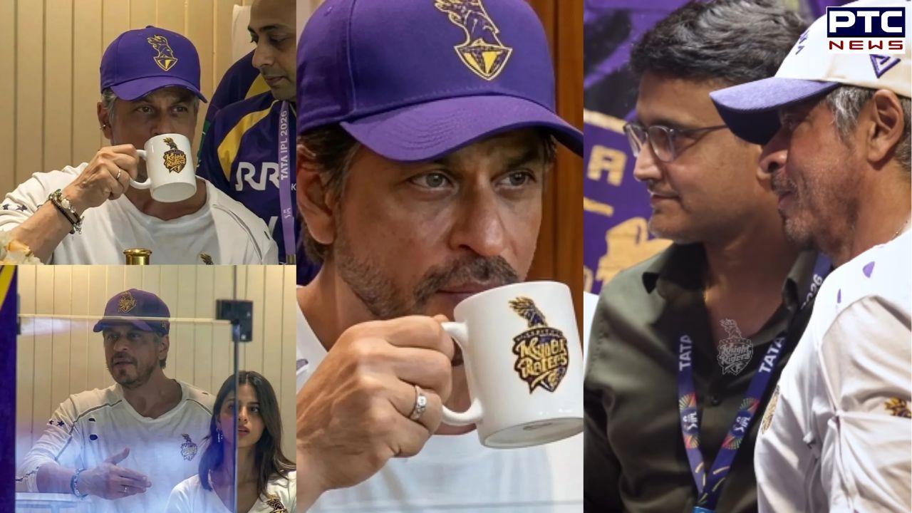 Shah Rukh Khan meets ‘Dada’: SRK’s Salt-and-Pepper look steals show at Eden Gardens