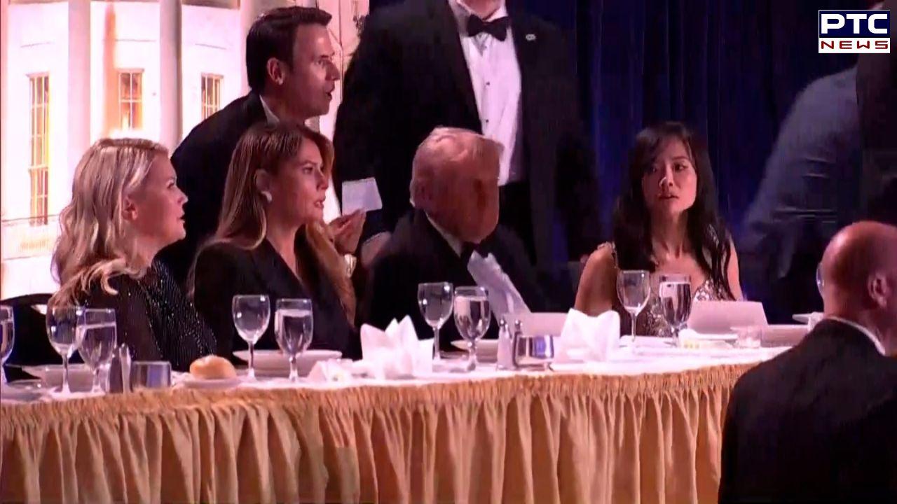 US President Donald Trump evacuated after shots fired at White House dinner, shooter arrested