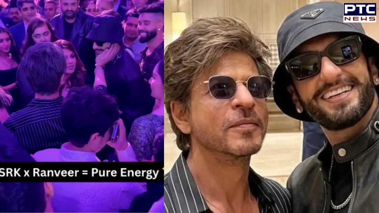 Ranveer Singh and Shah Rukh Khan shares a 'bromance' moment; internet can't keep calm
