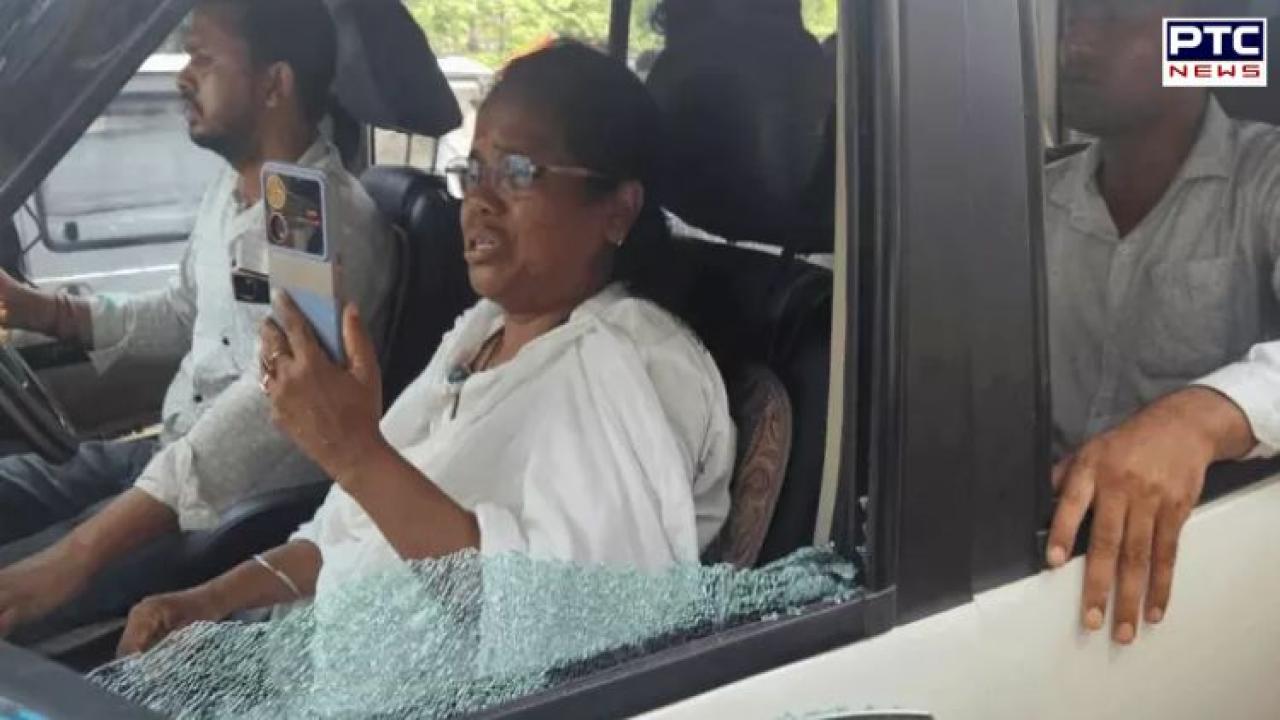 West Bengal: TMC MP Mitali Bag attacked in Hooghly, car smashed