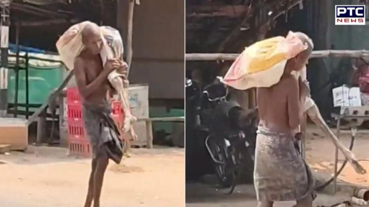 Odisha man carries dug-up sister’s skeleton to bank to withdraw Rs 19,300 savings; watch video