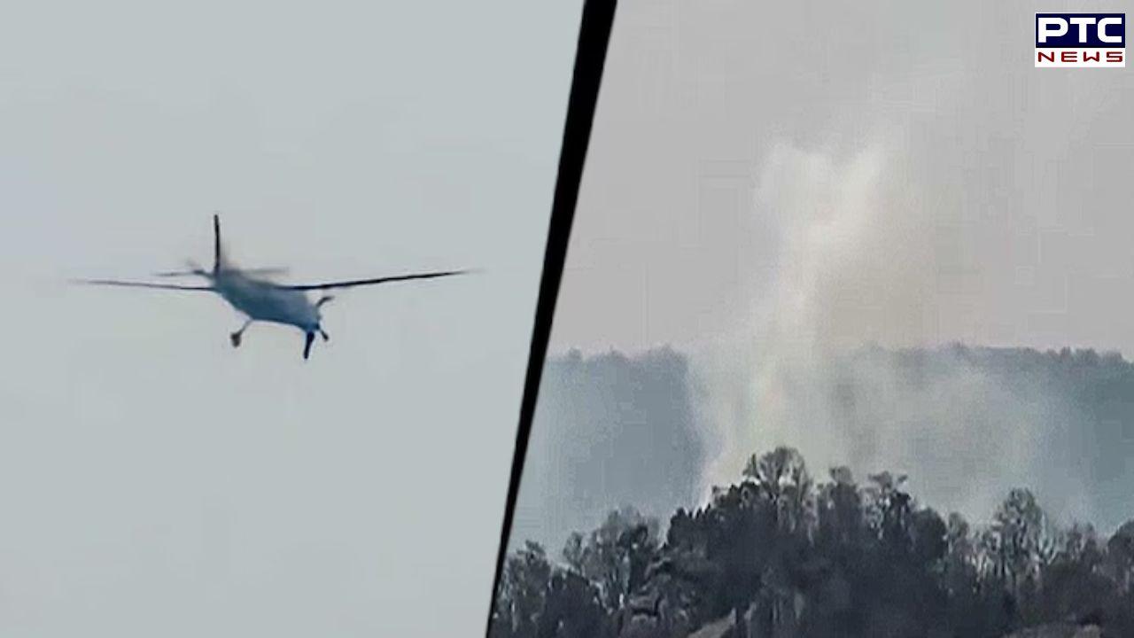 Private jet crashes into hillside in Chhattisgarh's Jashpur; casualties feared; rescue op underway