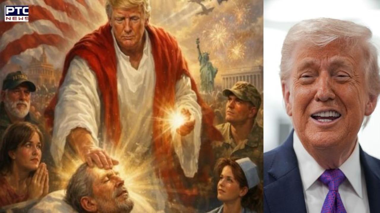 Trump shares AI image as Jesus Christ, faces backlash as feud with Pope Leo XIV escalates