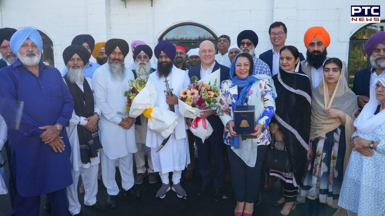 ਨਿਊਜ਼ੀਲੈਂਡ ਦੇ PM ਕ੍ਰਿਸਟੋਫਰ ਨੇ ਜਥੇਦਾਰ ਕੁਲਦੀਪ ਸਿੰਘ ਗੜਗੱਜ ਨਾਲ ਕੀਤੀ ਮੁਲਾਕਾਤ, ਸਿੱਖ ਭਾਈਚਾਰੇ ਦੇ ਨਾਲ ਸਾਂਝ ’ਤੇ ਕੀਤੀ ਚਰਚਾ