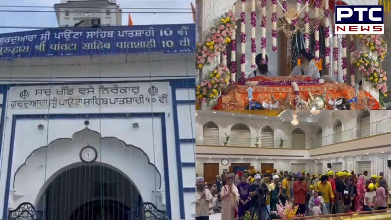 ਖਾਲਸਾ ਸਾਜਨਾ ਦਿਵਸ ਤੇ ਵਿਸਾਖੀ ਦੀਆਂ ਰੌਣਕਾਂ, ਸੰਗਤ ਗੁਰੂਘਰਾਂ ’ਚ ਹੋ ਰਹੀ ਨਤਮਸਤਕ