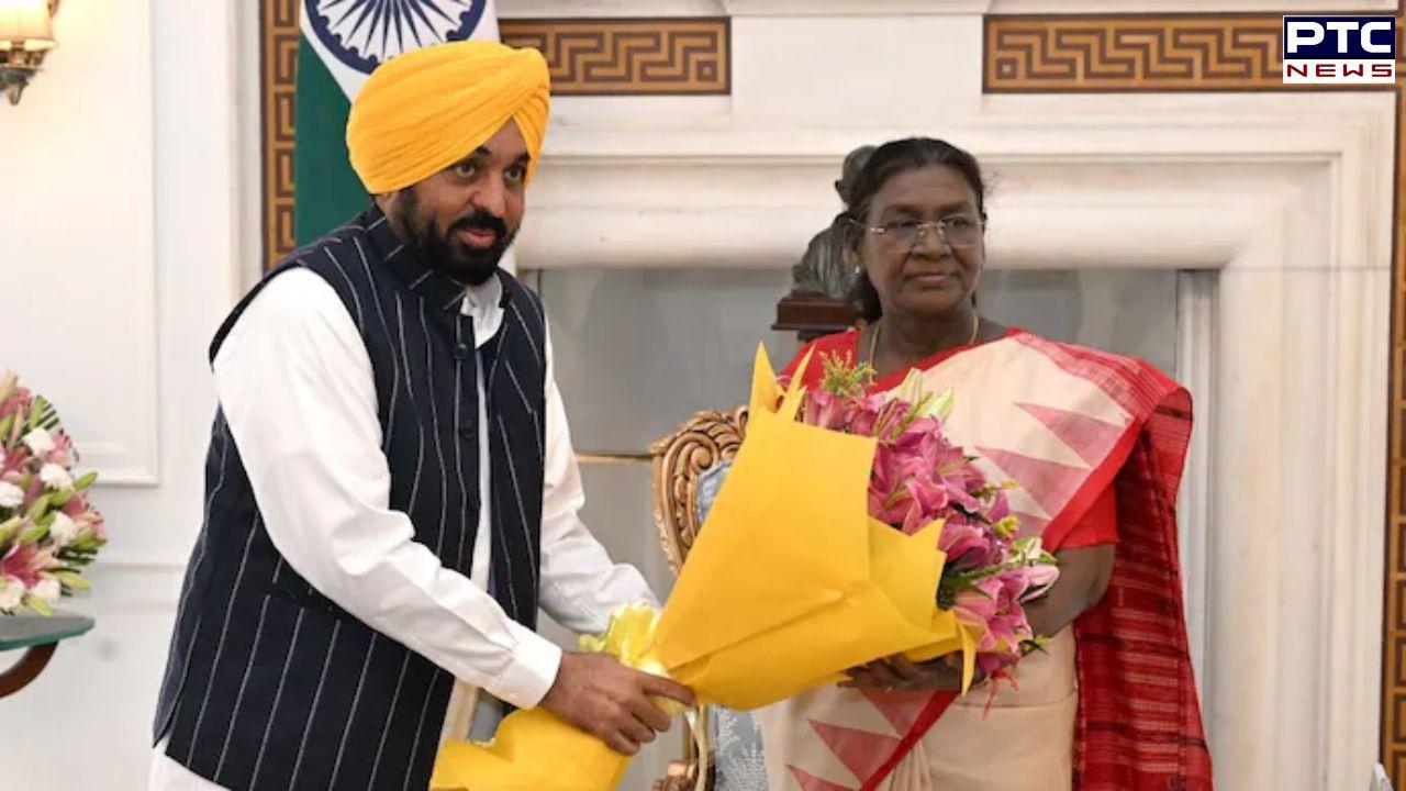Punjab CM Bhagwant Mann seeks President's time, to raise AAP MPs' defection issue