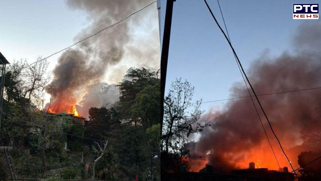 Himachal Pradesh: Massive blaze engulfs Kasauli market, several shops gutted