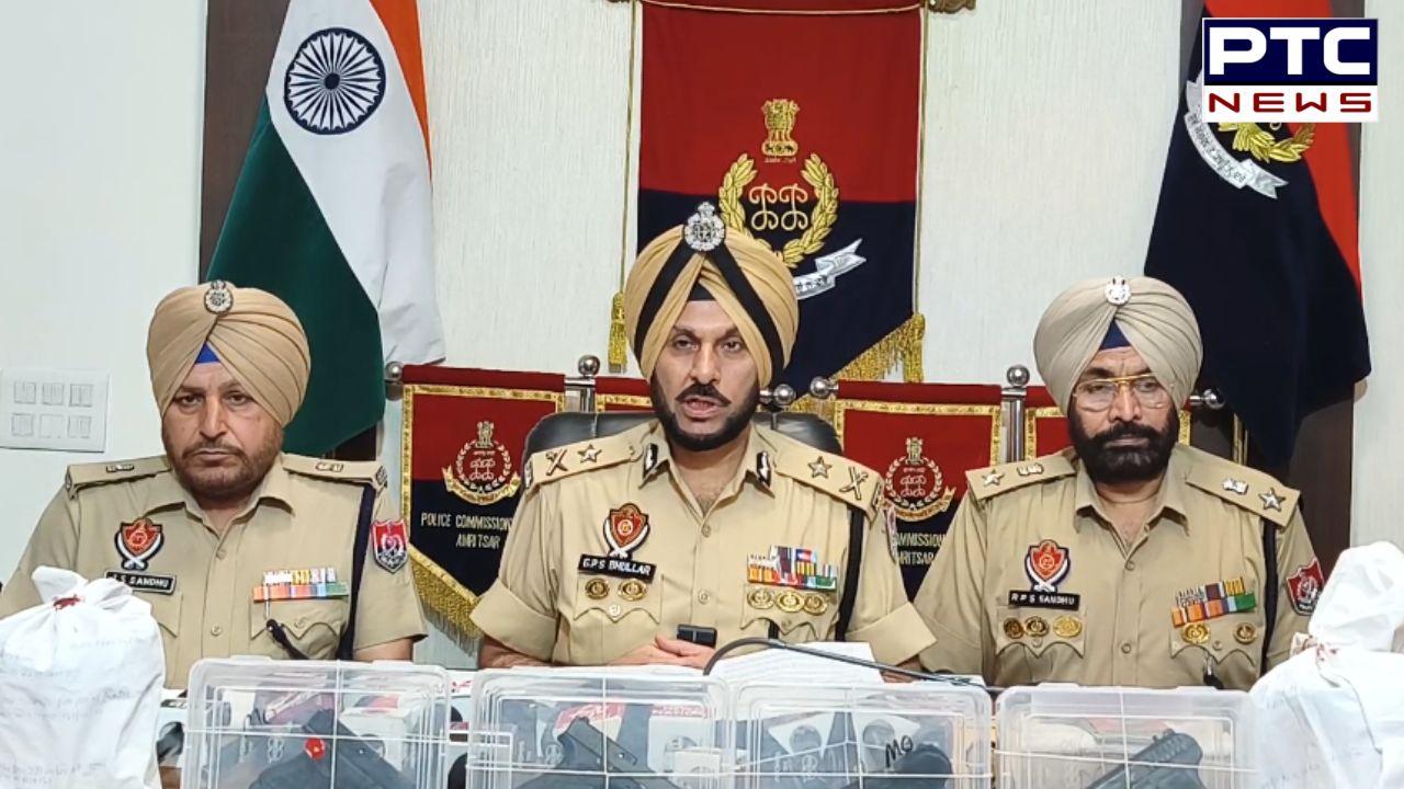 Amritsar ਕਮਿਸ਼ਨਰੇਟ ਪੁਲਿਸ ਦੀ ਵੱਡੀ ਕਾਰਵਾਈ; 4.108 ਕਿਲੋ ਹੈਰੋਇਨ ਤੇ 4 ਪਿਸਤੌਲ ਸਮੇਤ 2 ਕਾਬੂ