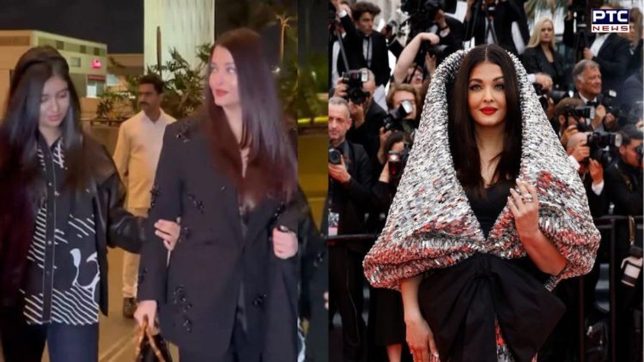 Aishwarya Rai heads to Cannes 2026 with Aaradhya Bachchan in stylish all-black look