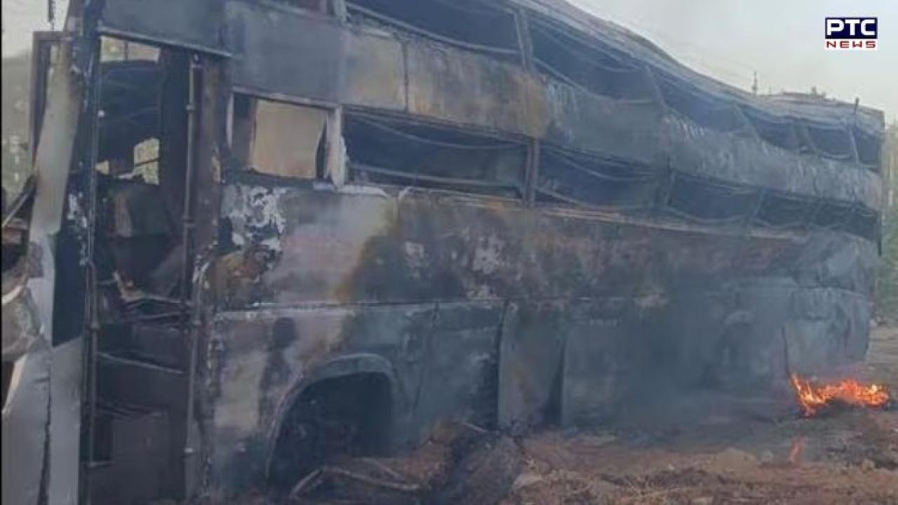 Gujarat bus fire tragedy: 4 killed, 10 injured after sleeper coach crashes into tanker on Rajkot Highway