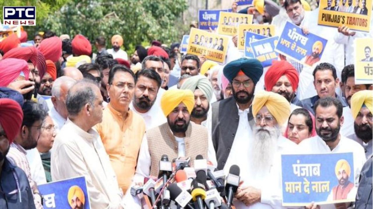 Punjab CM meets President over AAP MPs’ exit, alleges ‘mockery of democracy’
