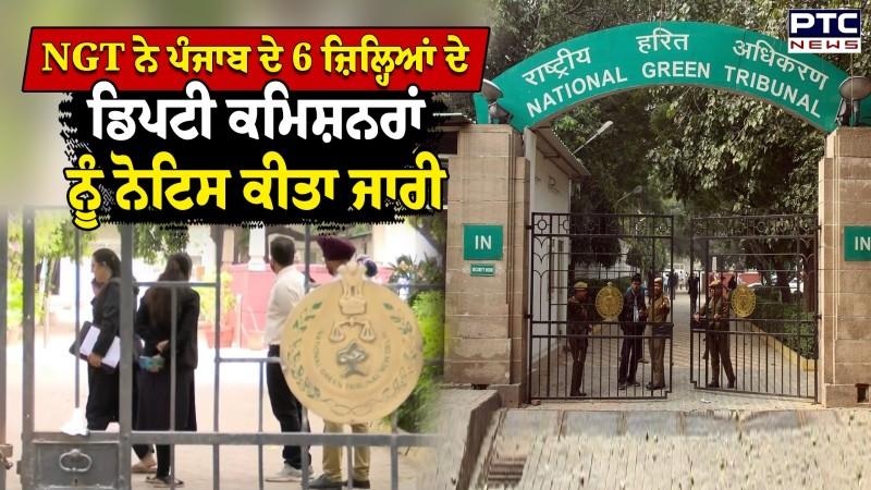 NGT ਨੇ ਪੰਜਾਬ ਦੇ 6 ਜ਼ਿਲ੍ਹਿਆਂ ਦੇ ਡਿਪਟੀ ਕਮਿਸ਼ਨਰਾਂ ਨੂੰ ਨੋਟਿਸ ਕੀਤਾ ਜਾਰੀ