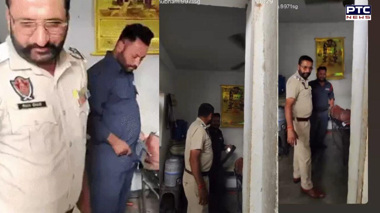 Caught on camera: Mohali traffic cop's video taking bribe goes viral; ASI accused of waiving challan