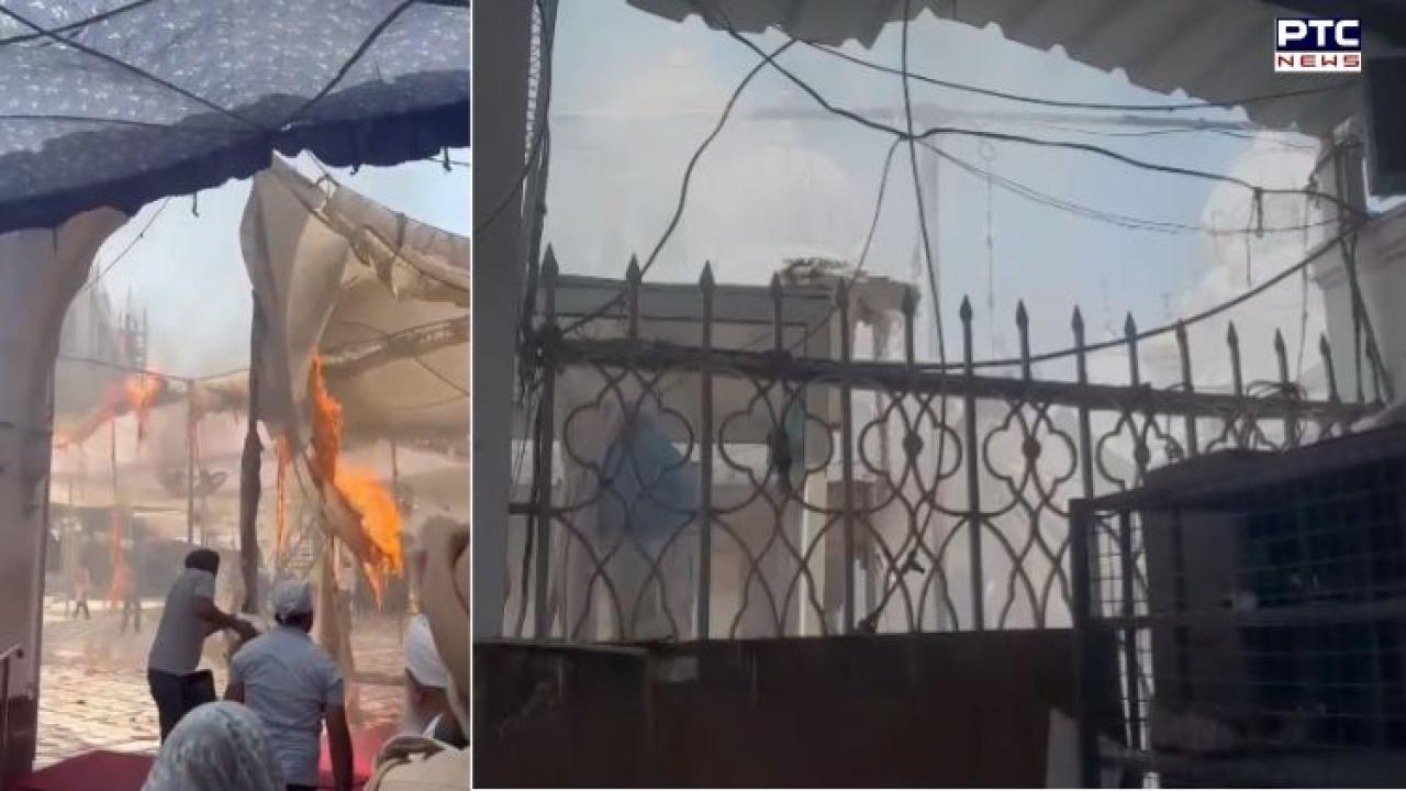 Fire breaks out at historic Gurdwara Shaheed Ganj Sahib in Amritsar, major mishap averted