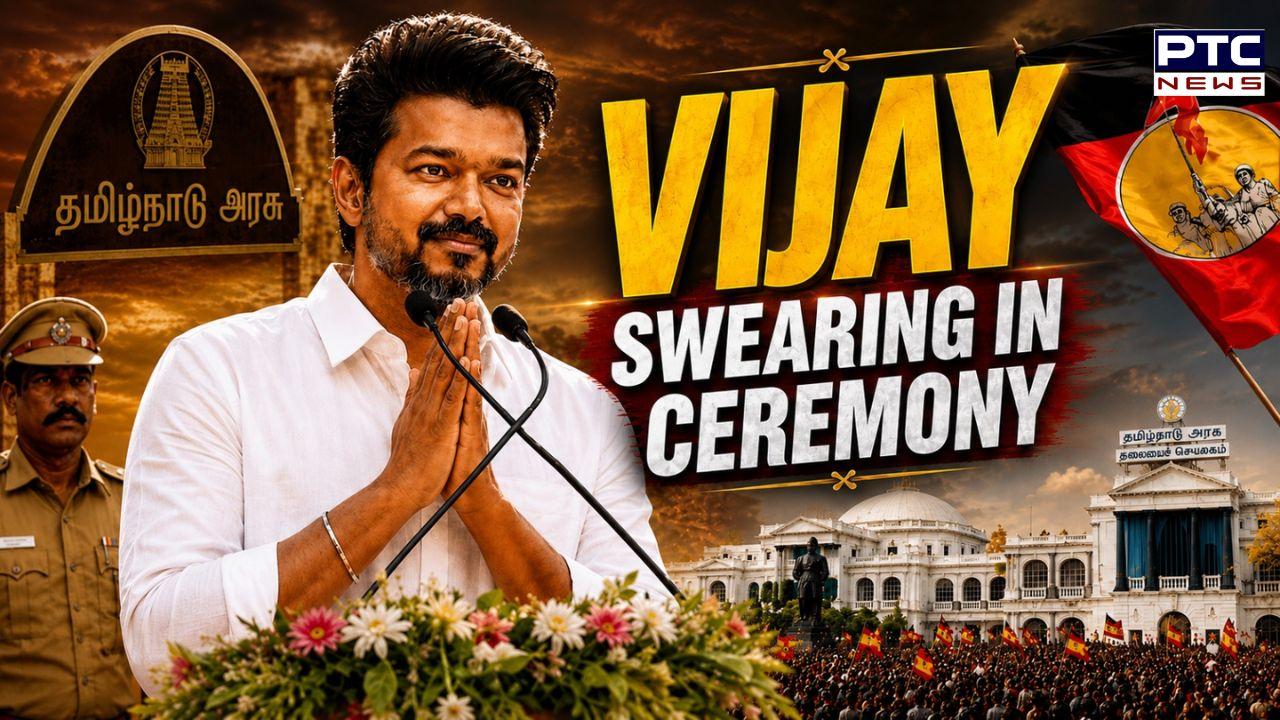 Tamil Nadu CM oath ceremony LIVE UPDATES:  'Thalapathy' Vijay to be sworn-in as CM at 10 am as TVK ends Dravidian rule after four decades