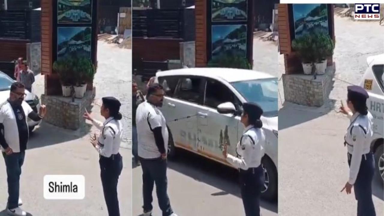 Tourist's argument with traffic constable in Shimla goes viral, sparks debate on visitor behaviour | Watch