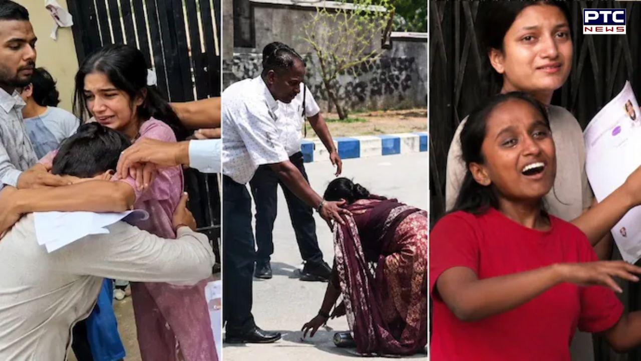 'Years of hard work goes down the drain': Man cries outside NEET re-exam centre as daughter, late by 2 minutes, denied entry