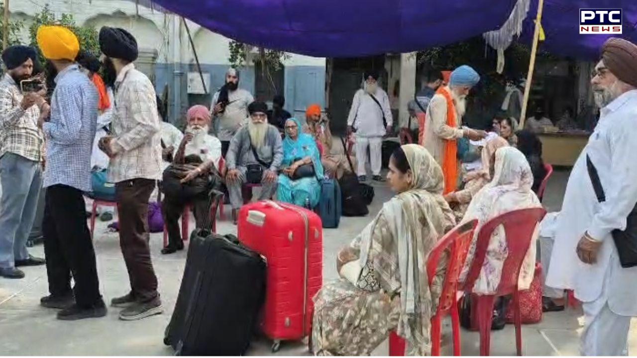 541 Sikh pilgrims depart for Pakistan from Amritsar to visit historic gurdwaras on Guru Arjan Dev Ji’s martyrdom day