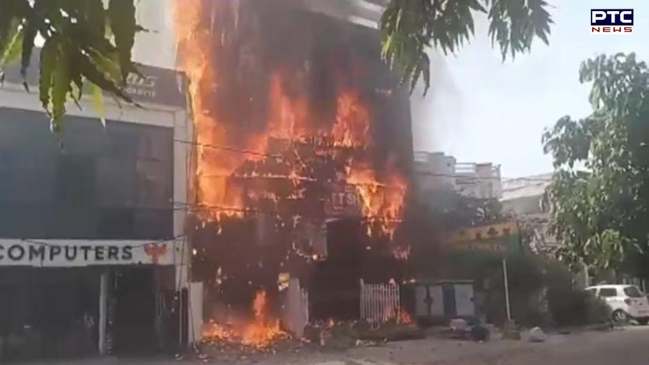 Lucknow: Four killed, several injured in fire at  building housing pet shop, gaming zone