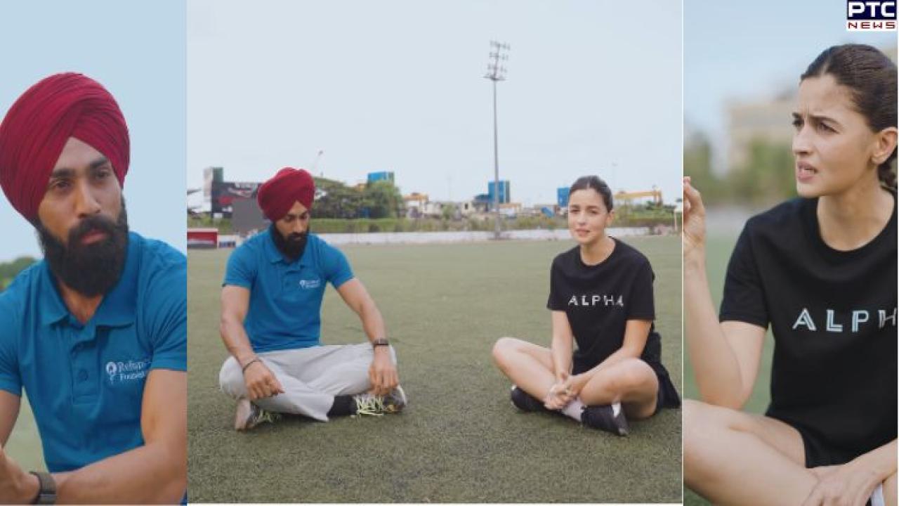 India’s fastest sprinter Gurindervir Singh teams up with Alia Bhatt for ‘Alpha’ promotion