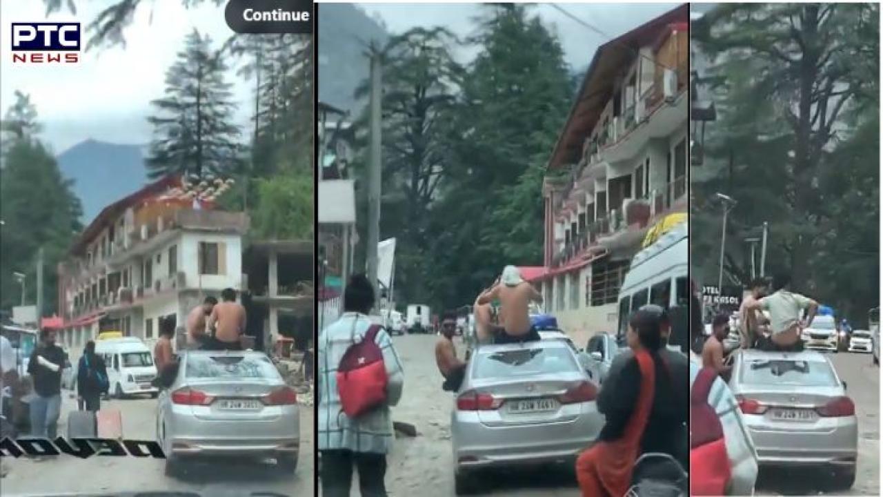 Kasol viral video: Tourists perform dangerous stunts on moving car, Netizens seek action