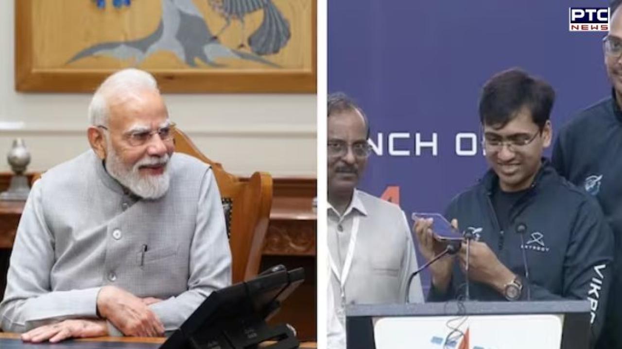 PM Modi congratulates Skyroot Team after historic Vikram-1 launch, calls it a new chapter for India's space journey
