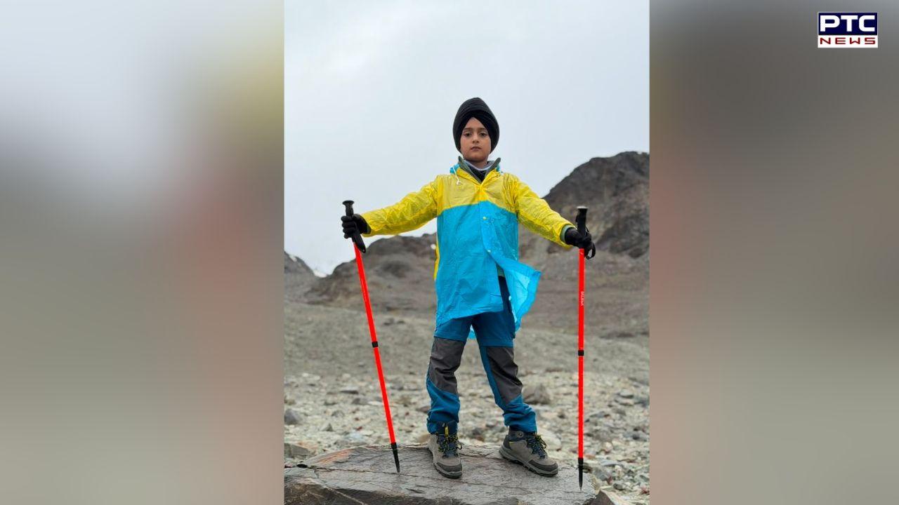 Ropar's 7-year-old Teghbir Singh scripts history, becomes world's youngest to scale 6,111-metre peak