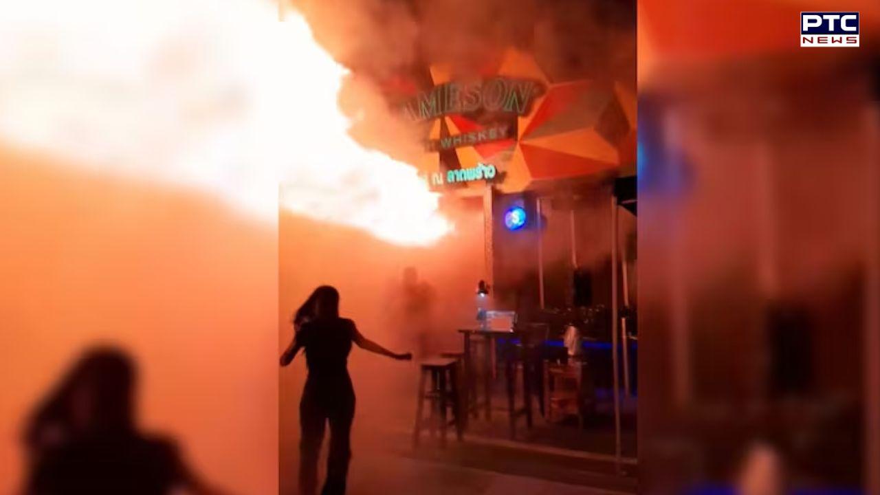 'Blocked door, single exit': Eyewitnesses recount harrowing details of Bangkok pub fire that killed 27