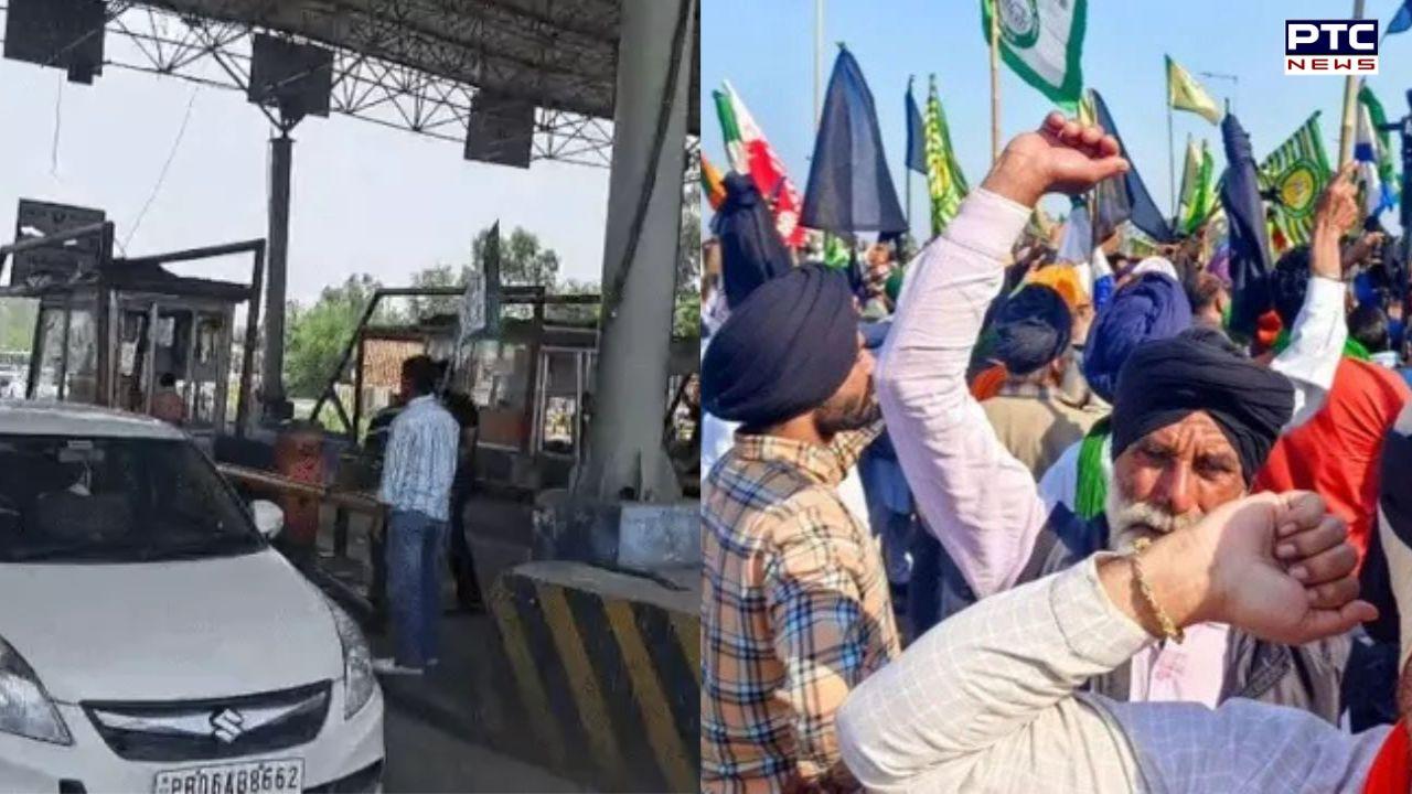 Farmers make all toll plazas across Punjab free in protest against land pooling policy