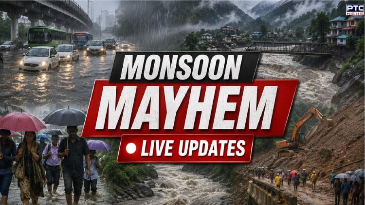 Monsoon LIVE Updates: Heavy rain, floods, landslides, school closures across India; 10 dead so far