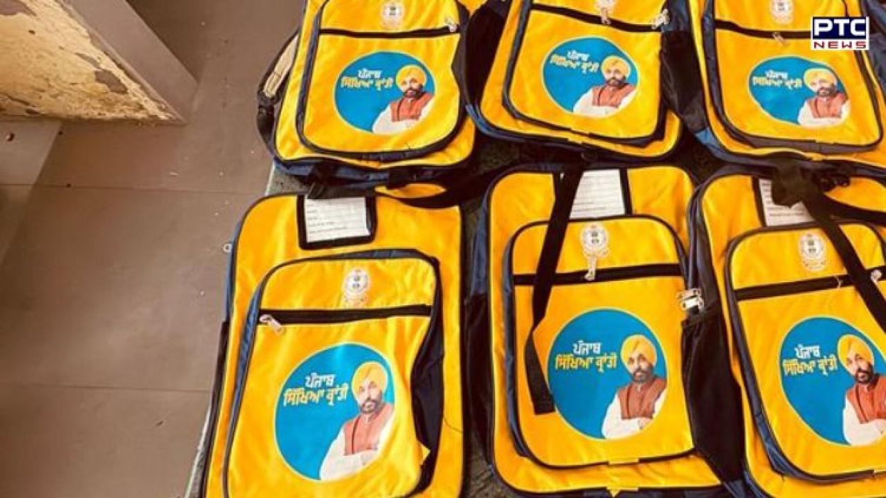 Sukhbir Singh Badal slams Bhagwant Mann over CM’s photo on free school bags, calls it ‘political publicity’