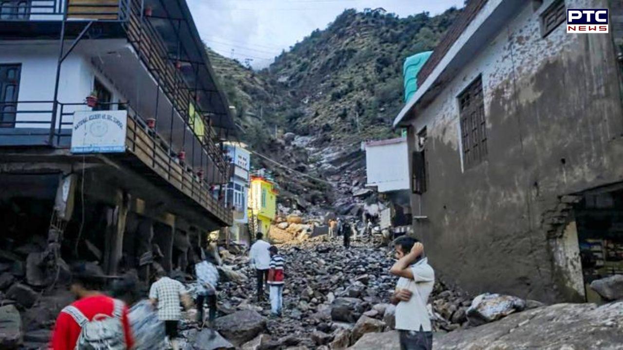 Heavy rainfall triggers flashfloods in Jammu and Kashmir's Doda, houses, shops ravaged
