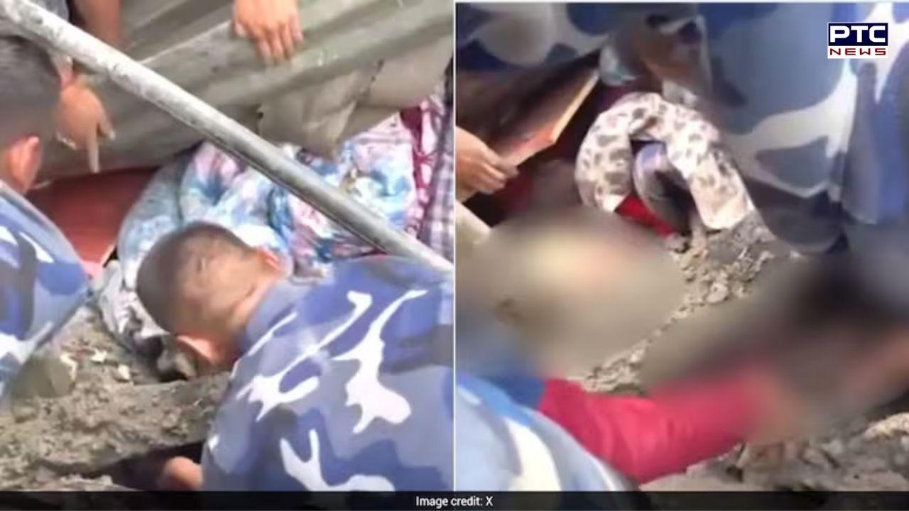 Nepal miracle: Six-year-old rescued alive after three days under flood debris in Rasuwa