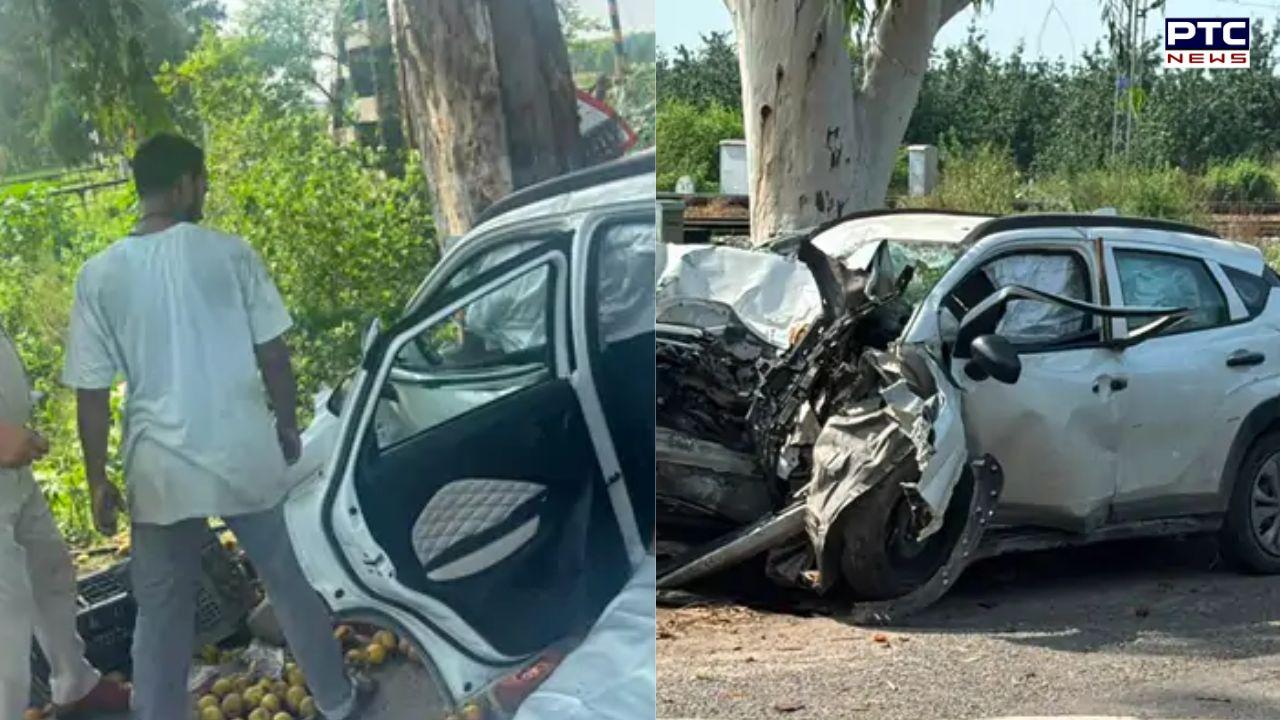 Jalandhar accident: Three killed, three injured as car crashes into tree, vendor on Jalandhar-Pathankot National Highway