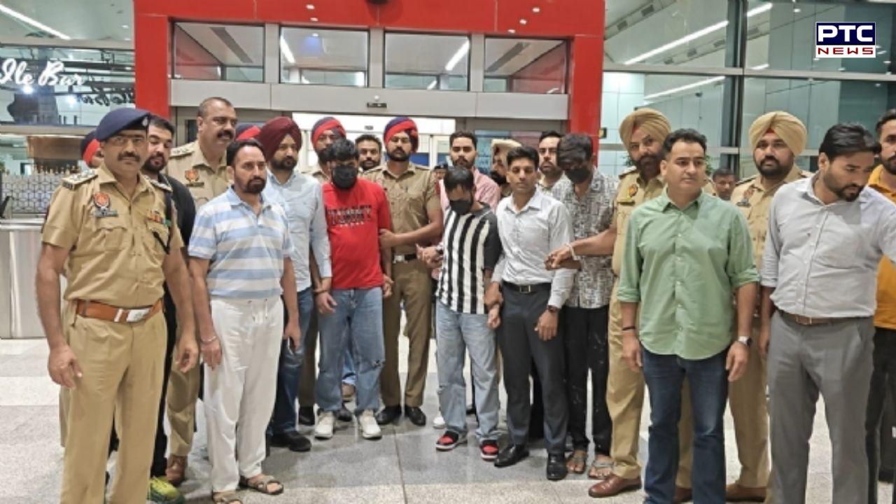 Punjab Police arrest three Bambiha gang operatives after their deportation from Malaysia