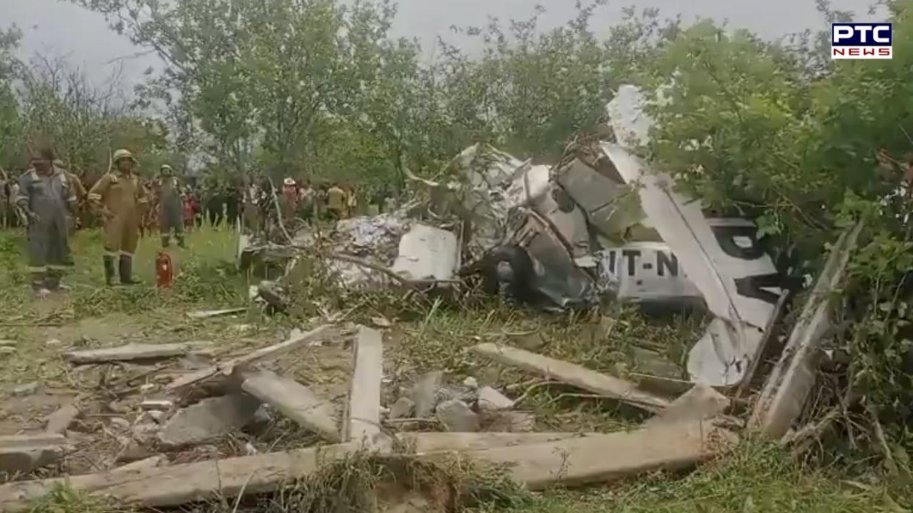 Training aircraft crashes during sortie near Ganga Barrage in Kanpur; pilot, co-pilot killed