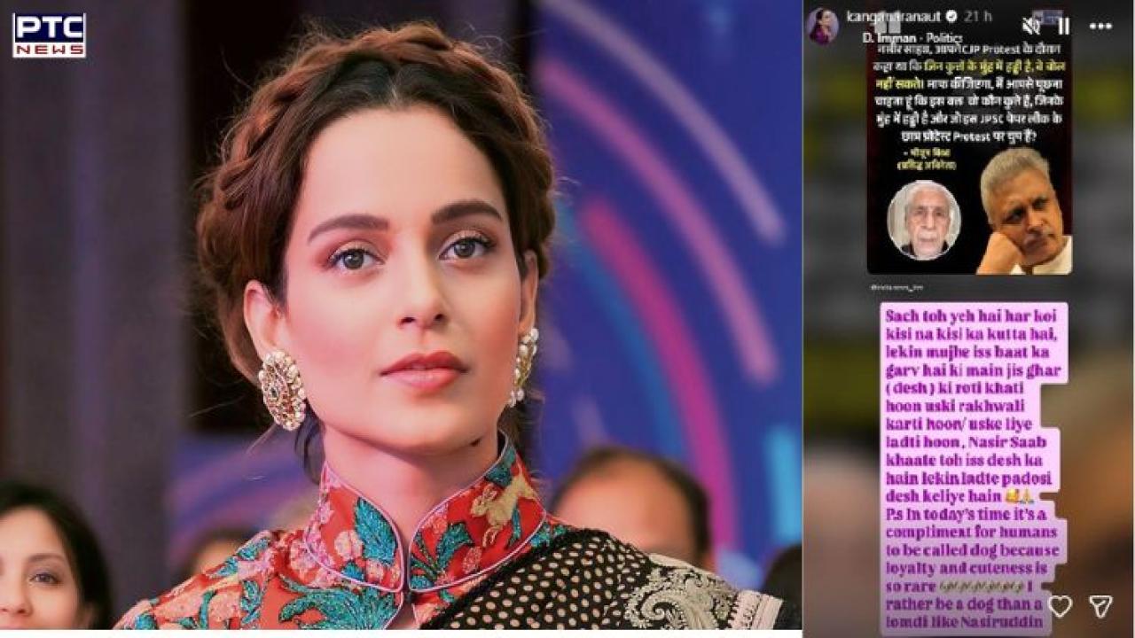 Kangana Ranaut courts controversy again, calls Naseeruddin Shah a ‘fox’ over student protest remarks