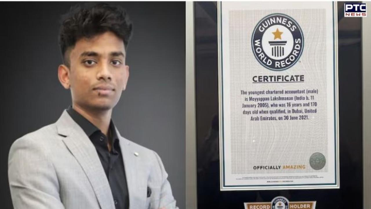 Meet world’s youngest Chartered Accountant: Lakshmanan Meyyappan achieves Guinness World Record at 16