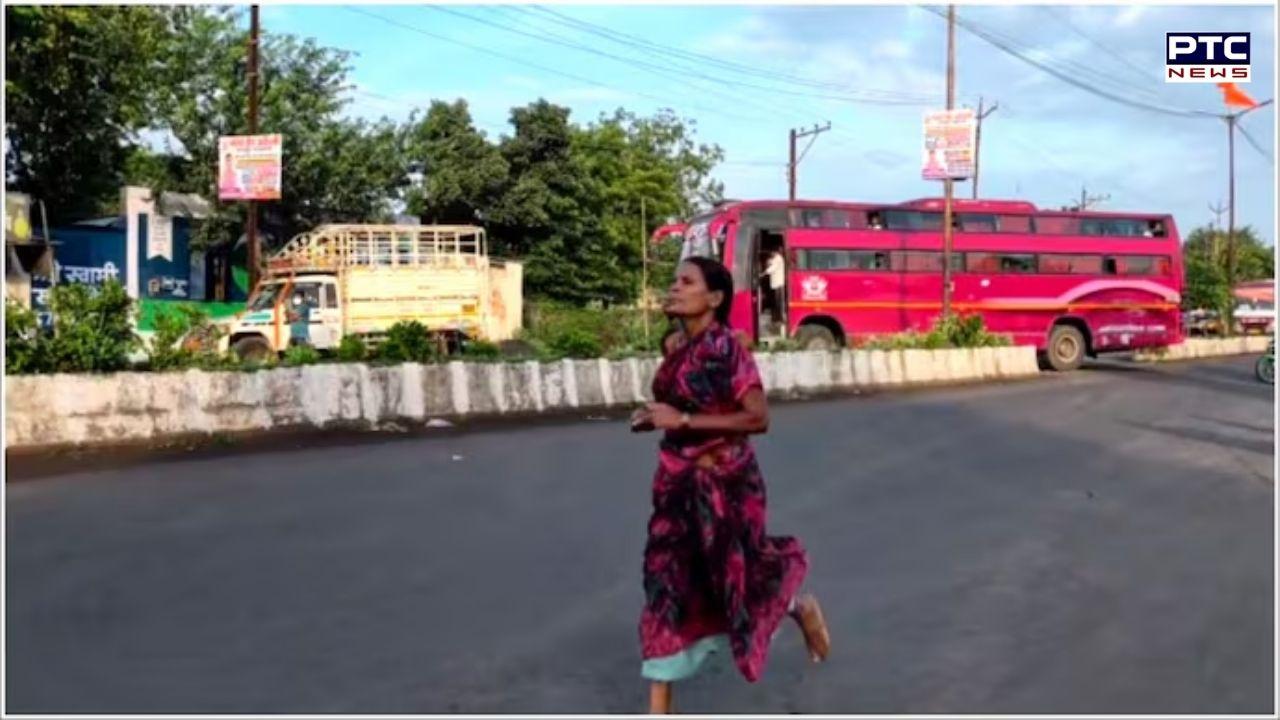 A mother's resilience: 47-year-old woman runs marathon barefoot to fund her daughter's education with prize money