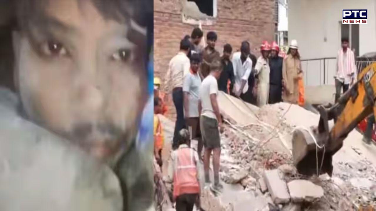 Satya Niketan building collapse: Trapped student's SOS call from under debris goes viral