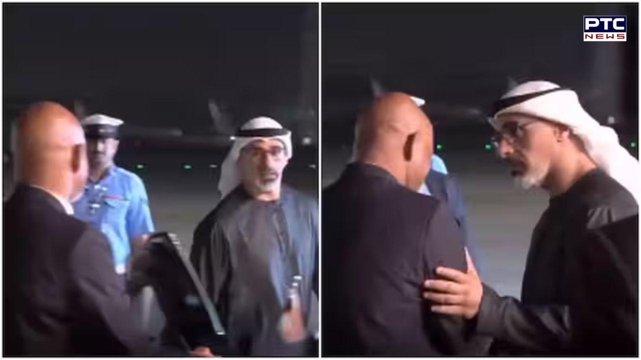 Abu Dhabi Crown Prince turns back to thank Indian chauffeur before departing from New Delhi| Watch