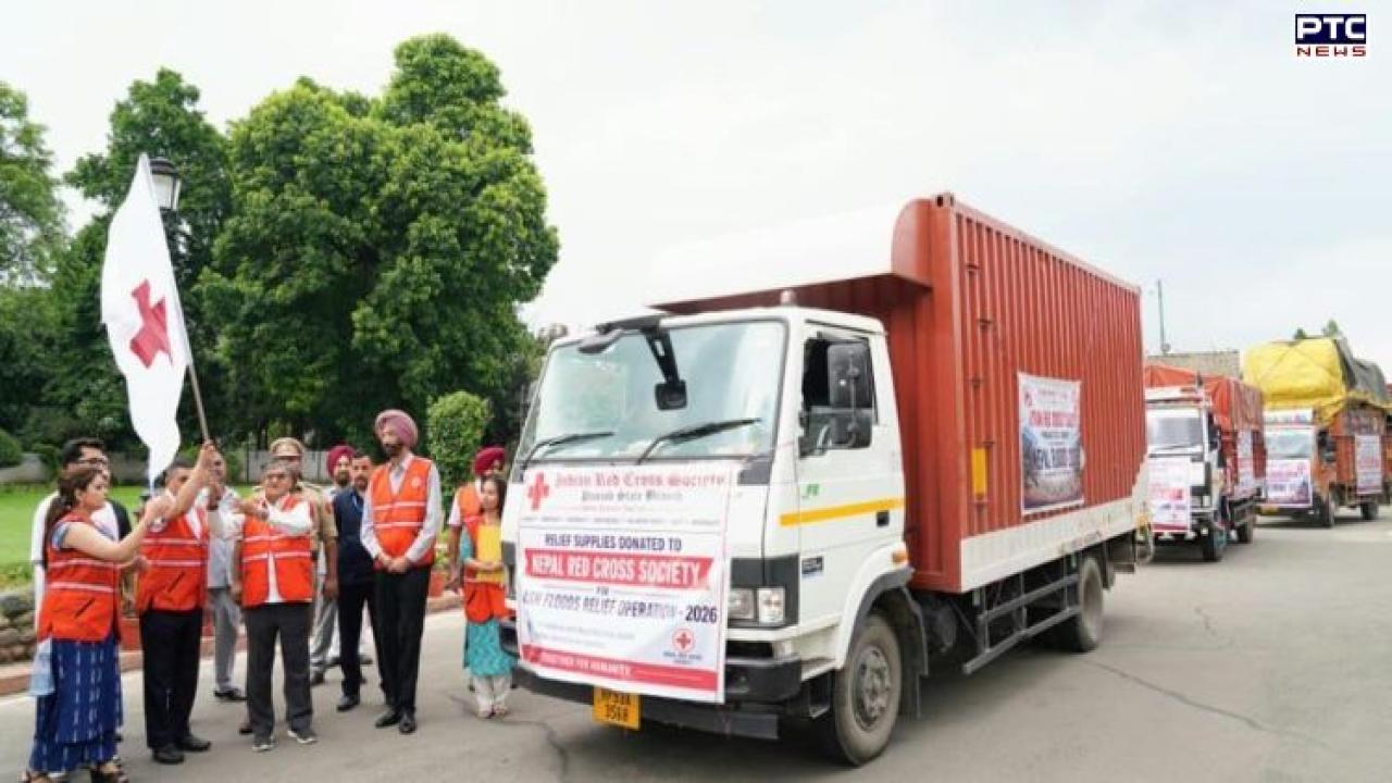 Two days on, Punjab Red Cross relief trucks for Nepal stuck in Chandigarh over vehicle fitness issue