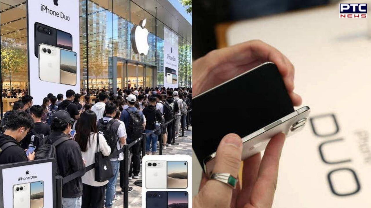 iPhone Duo First Sale Today : ਐਪਲ ਸਟੋਰਾਂ ਦੇ ਬਾਹਰ ਰਾਤ ਭਰ ਲੱਗੀਆਂ ਲਾਈਨਾਂ
