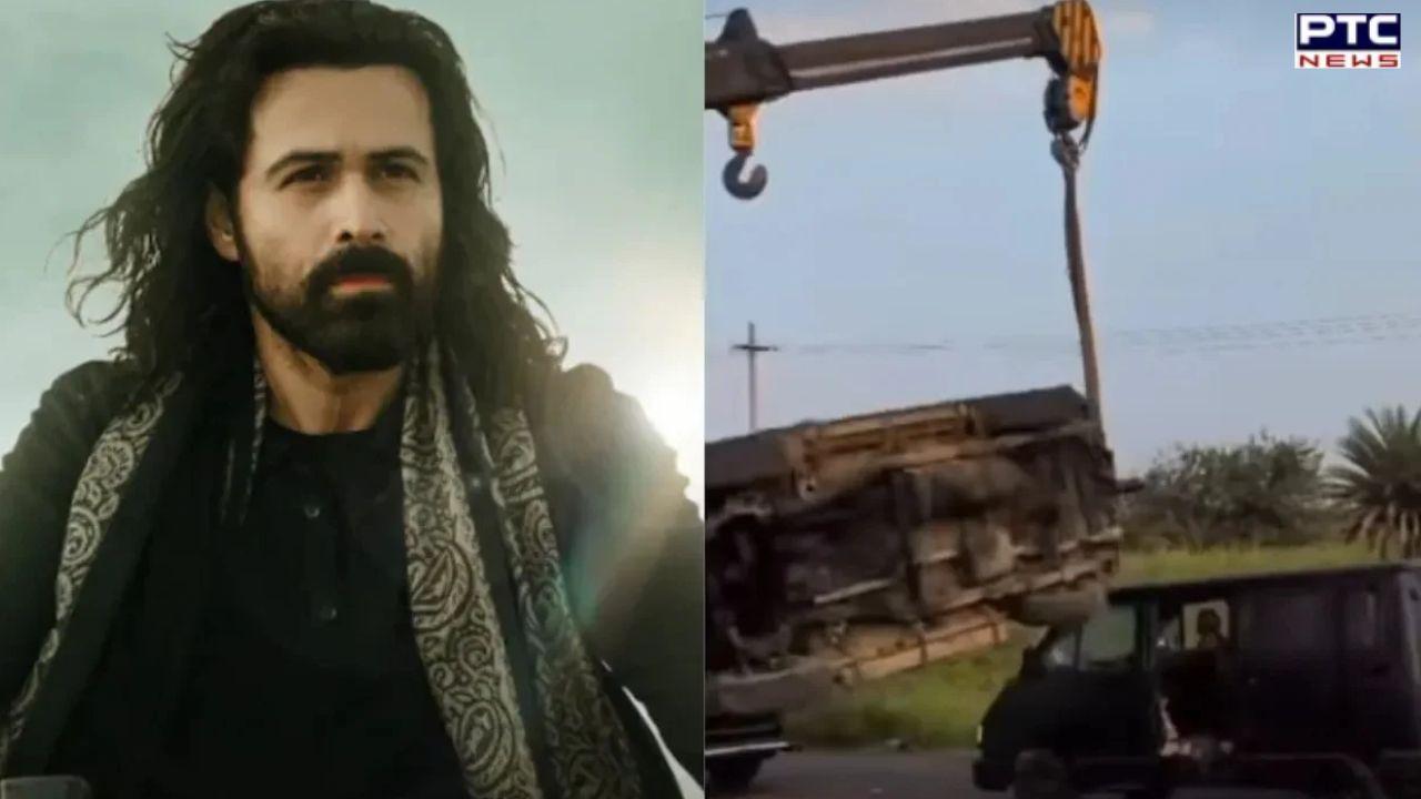 Emraan Hashmi ਦੀ 'Gunmaster G9' ਦੀ ਸ਼ੂਟਿੰਗ ਦੌਰਾਨ ਹੋਇਆ ਹਾਦਸਾ, ਪਲਟੀ SUV ਗੱਡੀ